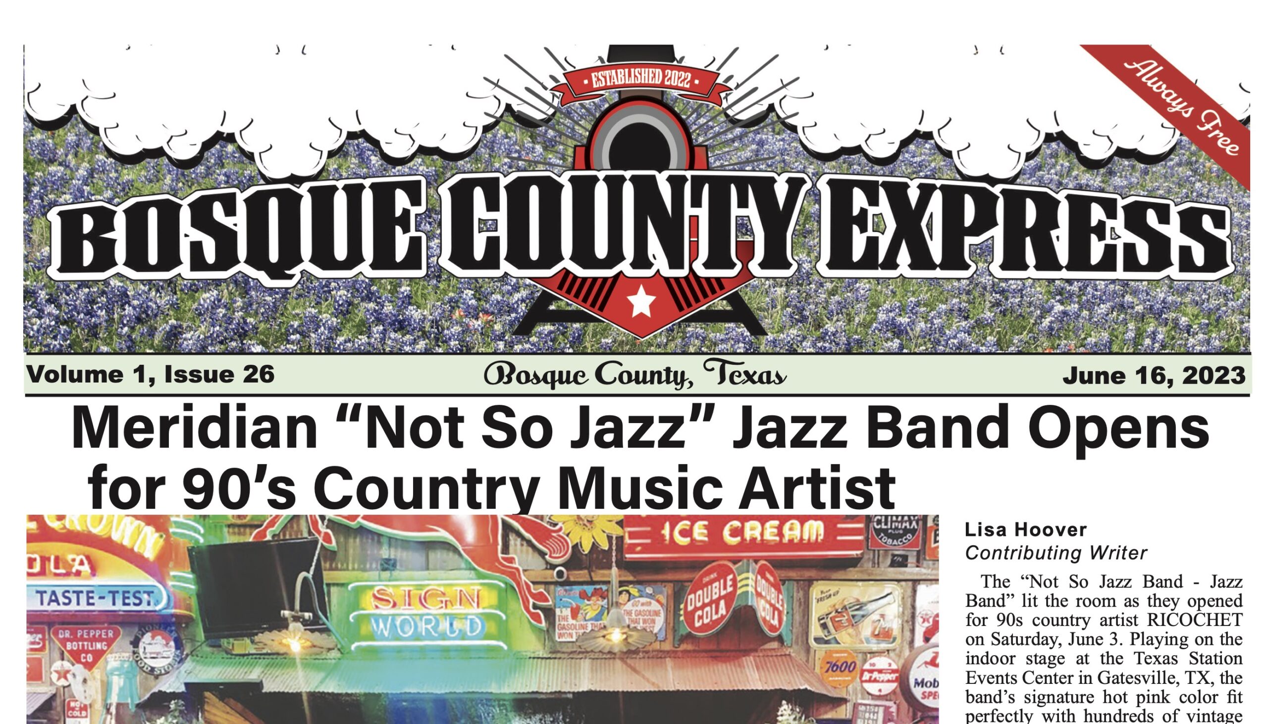 Bosque County Express Print Edition for June 16, 2023